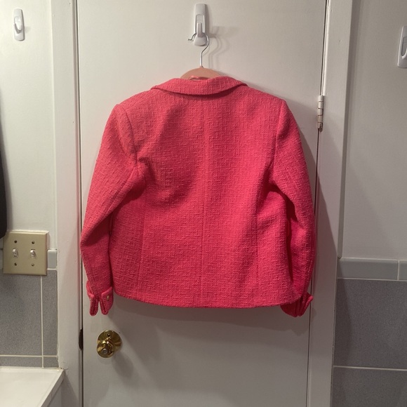 Hot pink Tweed Blazer Size XS - Picture 2 of 5
